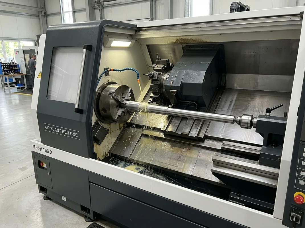 Slant Bed vs. Flat Bed CNC Lathe: Complete ROI & Technical Selection Guide for Machine Shops